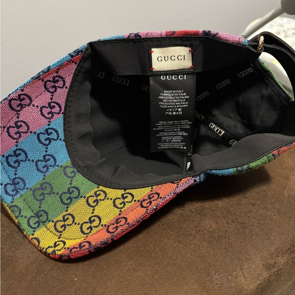 Gucci Multicolor Logo Cap “pride edition” - Picture 3 of 5